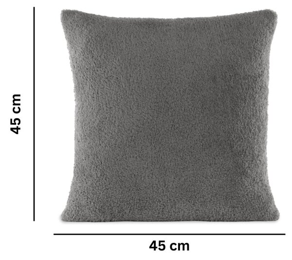 Dekorační polštář z mikroplyše 45x45 cm Cocoon – Tiseco Home Studio