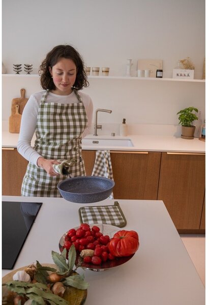 Bavlněná zástěra Gingham – Tiseco Home Studio