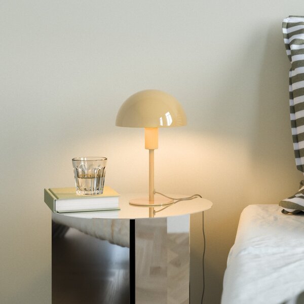Stolní lampa Nordlux, Ellen Mini, Žlutá, Obývací pokoj, Kov, Skandinávský