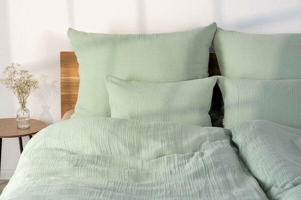 DARRÉ Celoroční mušelínové povlečení Salvia - GOTS Velikost: atypický 240 x 200 + 2 x 70 x 90