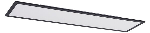 Stropní Lampa Lindby, Nelios, stmívatelné, Černá, Kuchyně, Plast, Moderní
