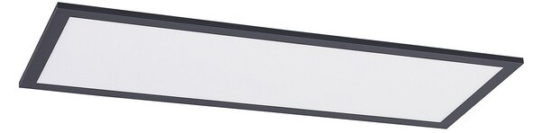 Stropní Lampa Lindby, Nelios, Černá, Kuchyně, Plast, Moderní