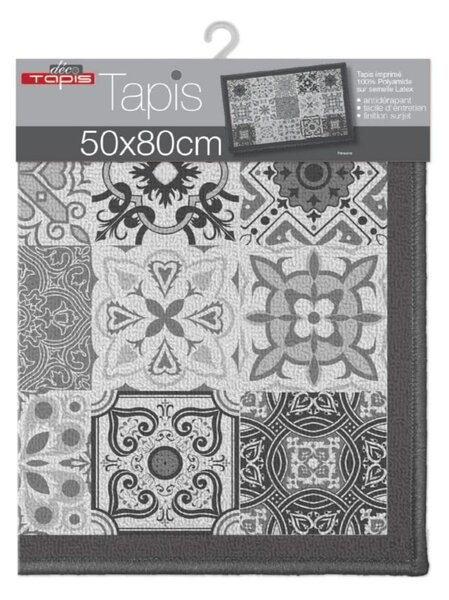 Šedý pratelný koberec 50x80 cm Persane – douceur d'intérieur