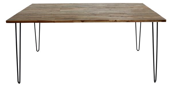 Jídelní stůl Sorpus, 160 cm, akácie, hnědá
