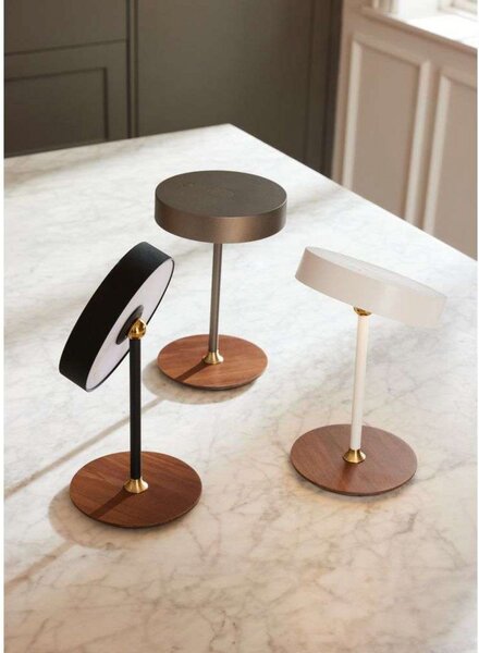 Stolní lampa Halo Design, stmívatelné, Černá, Obývací pokoj, Kov