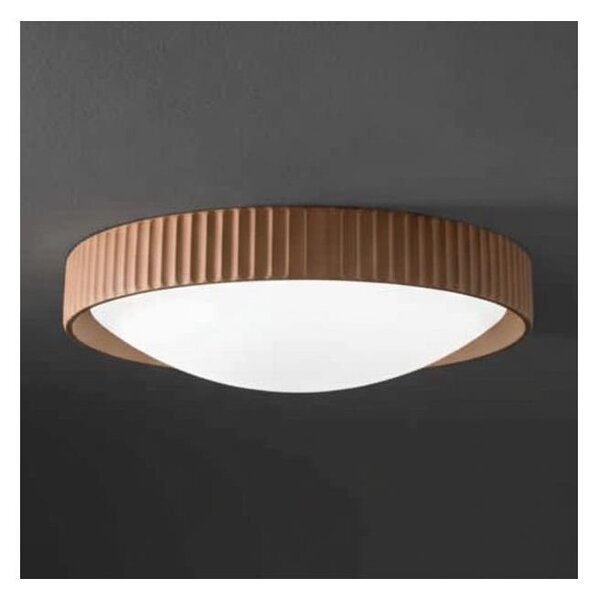Ondaluce - LED Stropní svítidlo CONCRETE LED/20W/230V pr. 41 cm beton/hnědá