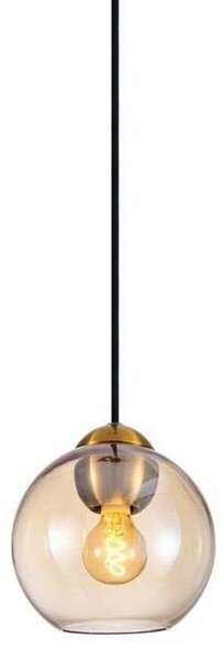 Závěsná svítidlo Halo Design, Oranžová, Jídelna, Kov