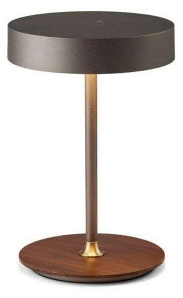 Stolní lampa Halo Design, stmívatelné, Černá, Obývací pokoj, Kov