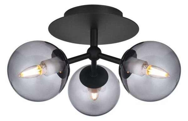 Stropní Lampa Halo Design, Šedá, Obývací pokoj, Kov