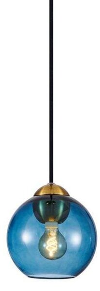 Závěsná svítidlo Halo Design, Modrá, Jídelna, Kov