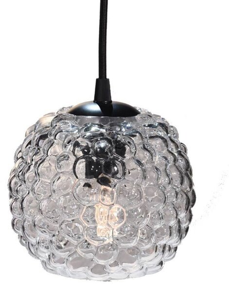Závěsná svítidlo Halo Design, Transparentní, Jídelna, Sklo