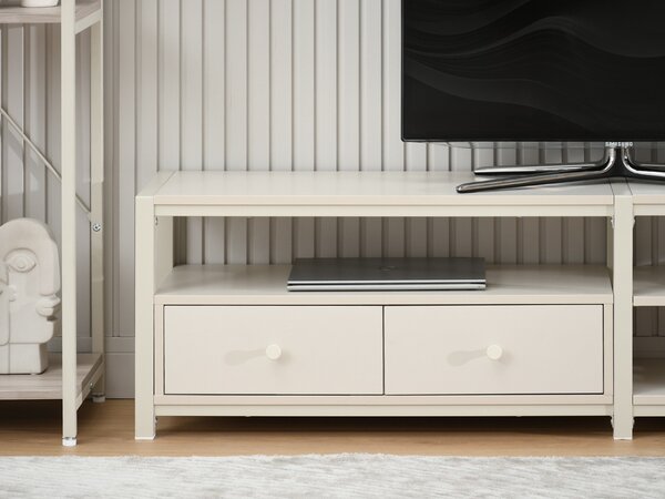 TV stolek/skříňka Empantana (krémová). Akce -13%