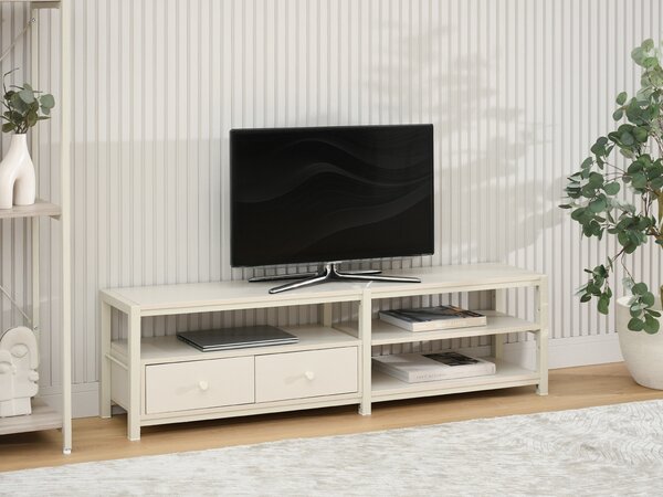 TV stolek/skříňka Empantana (krémová). Akce -13%