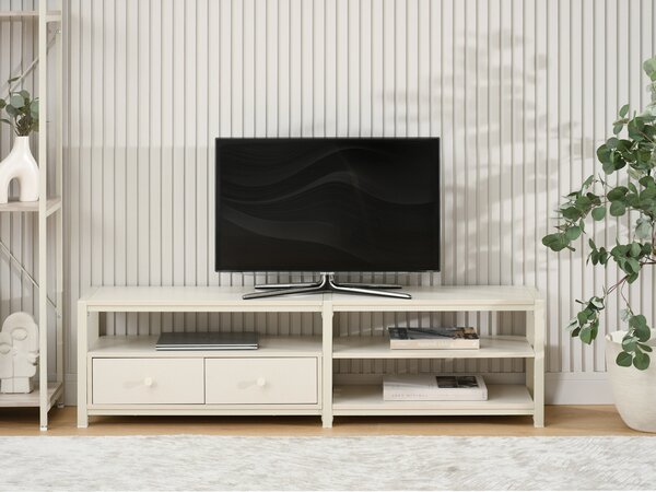TV stolek/skříňka Empantana (krémová). Akce -13%