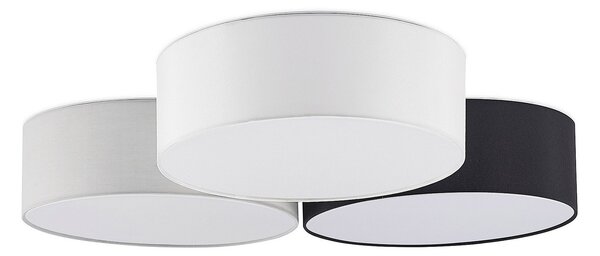 Stropní Lampa Lindby, Janita, stmívatelné, Vícebarevná, Obývací pokoj, Tkanina / Textil, Moderní