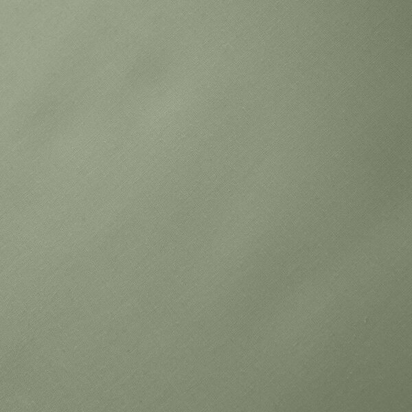 Zelené napínací prostěradlo z bavlněného perkálu 90x190 cm Cotton Percale – Bianca