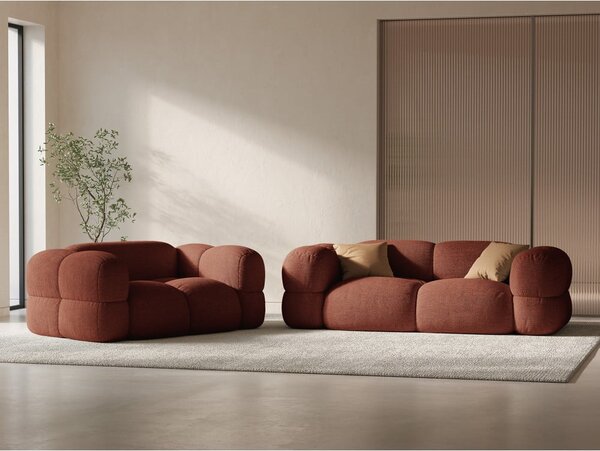 Pohovka v cihlové barvě 210 cm Loretto – Cosmopolitan Design