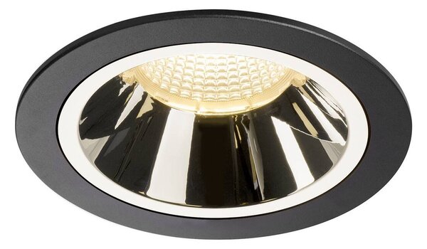 LA 1003945 NUMINOS® DL L vnitřní LED zápustné stropní svítidlo černá/chrom 3000 K 55° - BIG WHITE (SLV)