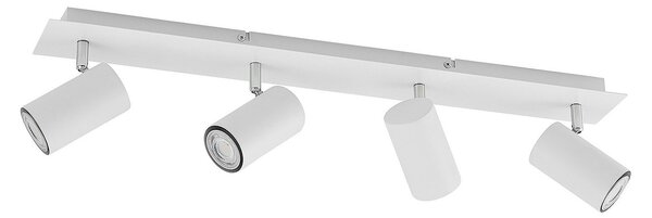 Stropní Lampa Lindby, Joffrey, stmívatelné, Bílá, Obývací pokoj, Kov, Moderní