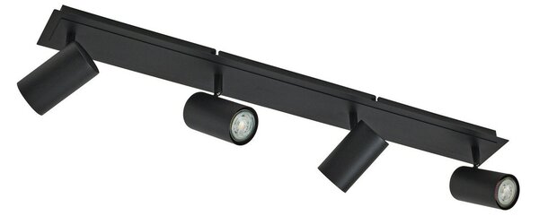 Stropní Lampa Lindby, Joffrey, stmívatelné, Černá, Obývací pokoj, Kov, Moderní