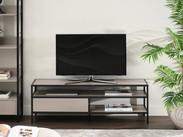 TV stolek/skříňka Subsidios (černá). Akce -15%