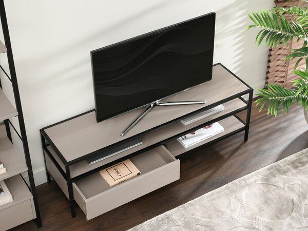 TV stolek/skříňka Subsidios (černá). Akce -15%