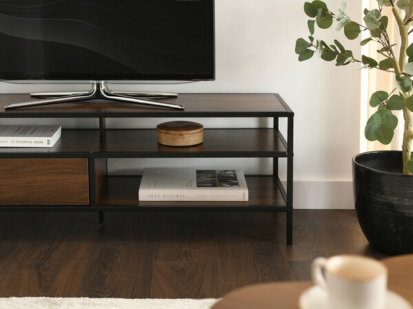 TV stolek/skříňka Subsidios (černá). Akce -12%