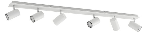 Stropní Lampa Lindby, Joffrey, stmívatelné, Bílá, Obývací pokoj, Kov, Moderní
