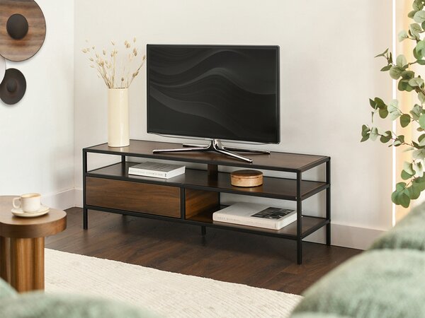 TV stolek/skříňka Subsidios (černá). Akce -12%