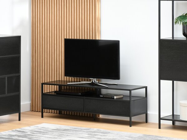 TV stolek/skříňka Subsidios (černá). Akce -14%