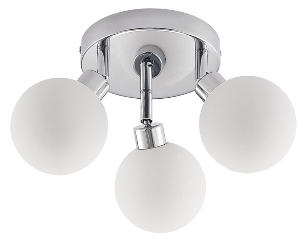 Stropní Lampa Lindby, Zaniba, stmívatelné, Metalická, Obývací pokoj, Kov, Moderní