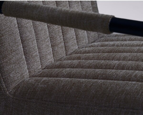 Tmavě šedé křeslo Trout – Unique Furniture