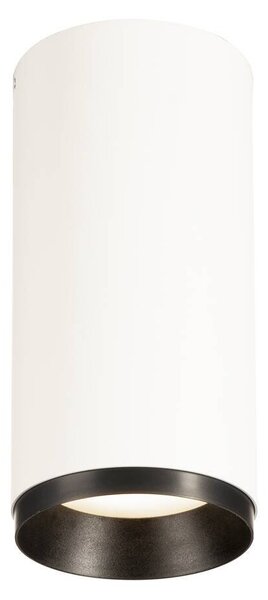 LA 1004238 NUMINOS® CL PHASE M vnitřní LED přisazené stropní svítidlo bílá/černá 4000 K 24° - BIG WHITE (SLV)