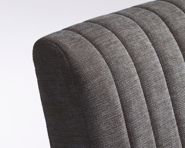 Tmavě šedé křeslo Trout – Unique Furniture