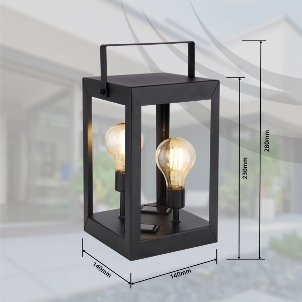 Globo 36700 - LED Solární svítidlo SOLAR 2xLED/0,06W/3V IP44