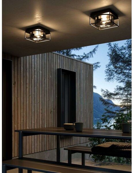 Stropní Lampa Nordlux, Šedá, Terasa, Kov