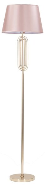 Stojací lampa Mauro Ferretti Havako, 40x168,5 cm, zlatá/růžová