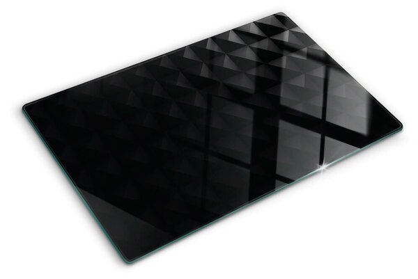 Skleněné krájecí prkénko Geometrické vzory v odstínech černé ddk-nr-wm-00006057