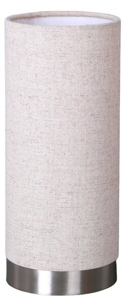 Stolní lampa Lindby, Ronja, stmívatelné, Béžová, Ložnice, Tkanina / Textil, Moderní