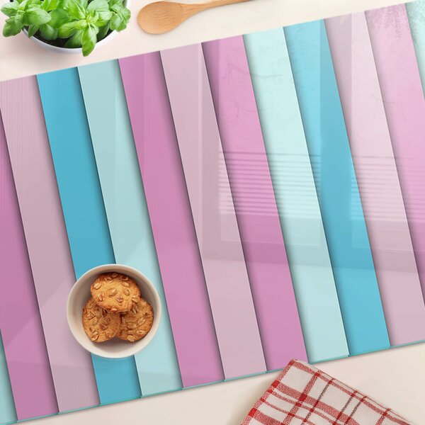 Skleněná krájecí deska Geometrie v pastelových barvách ddk-nr-wm-00006065