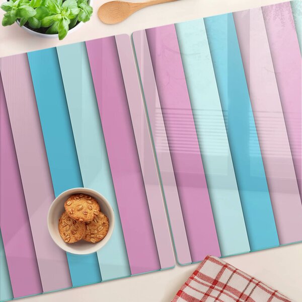 Skleněná krájecí deska Geometrie v pastelových barvách ddk-nr-wm-00006065