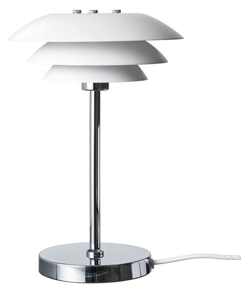 Stolní lampa Dyberg Larsen, DL20, Bílá, Obývací pokoj, Kov, Skandinávský