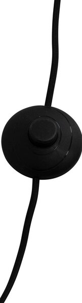 Stojací Lampa Dyberg Larsen, Oswald, Černá, Obývací pokoj, Kov, Design