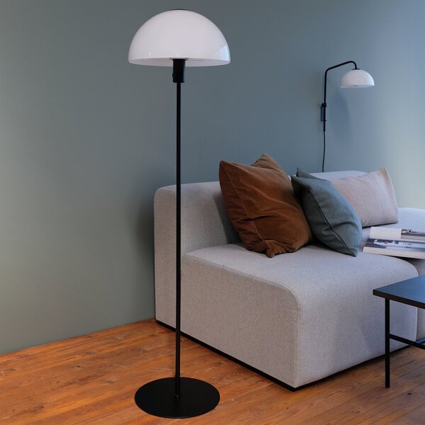 Stojací Lampa Dyberg Larsen, Jazz, Černá, Obývací pokoj, Kov, Skandinávský