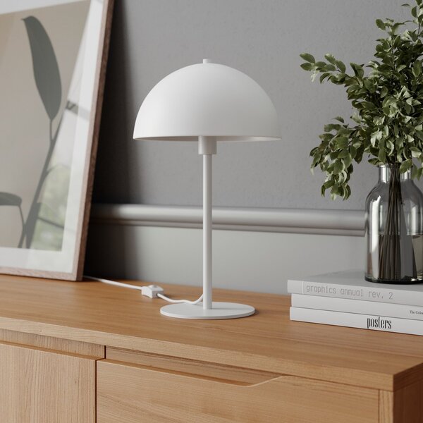Stolní lampa Dyberg Larsen, Stockholm, Bílá, Ložnice, Kov, Skandinávský