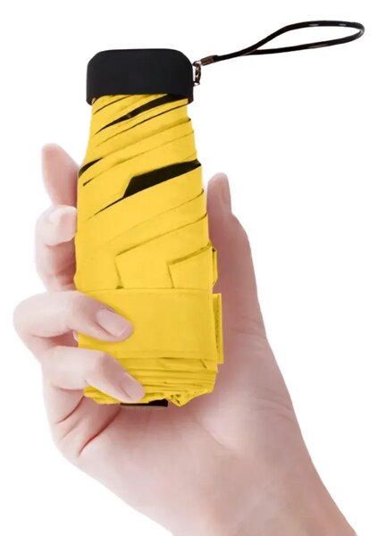 Gaira® Deštník Mini U7501, Barva žlutá