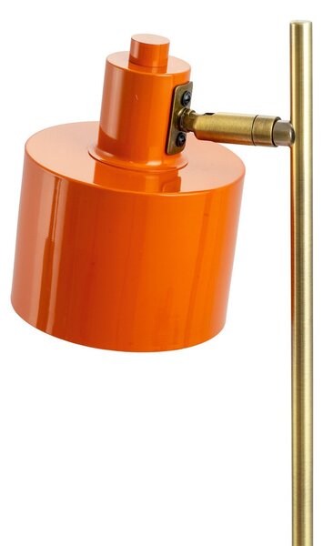 Stolní lampa Dyberg Larsen, Ocean, Oranžová, Obývací pokoj, Kov, Design