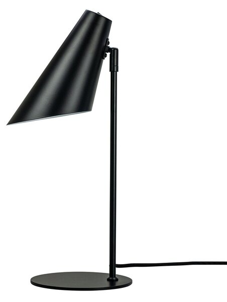 Stolní lampa Dyberg Larsen, Cale, Černá, Obývací pokoj, Kov, Skandinávský