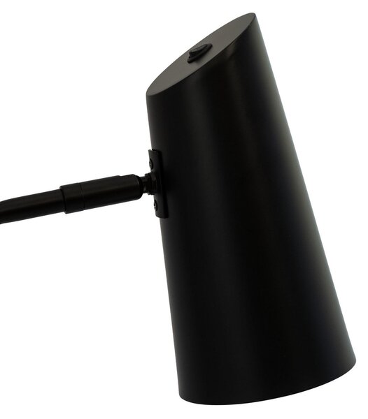 Stolní lampa Dyberg Larsen, Pallas, Černá, Obývací pokoj, Kov, Skandinávský