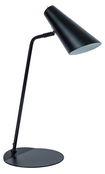 Stolní lampa Dyberg Larsen, Noa, Černá, Obývací pokoj, Kov, Skandinávský